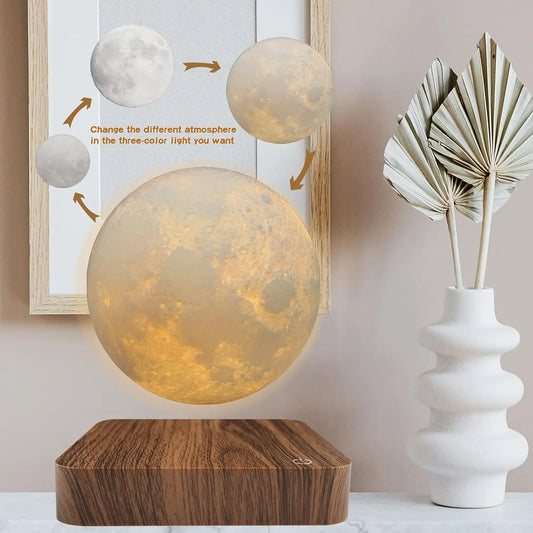 Gluxy Lunar – Premium Magnetic Levitating Moon Lamp