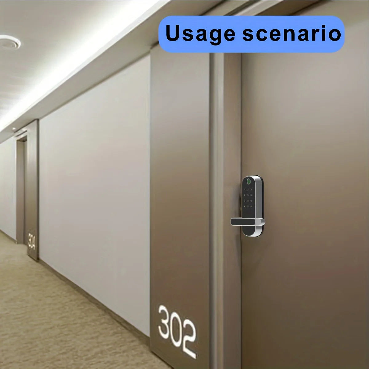 Biometric Fingerprint Padlock – Keyless Security for Home & Travel
