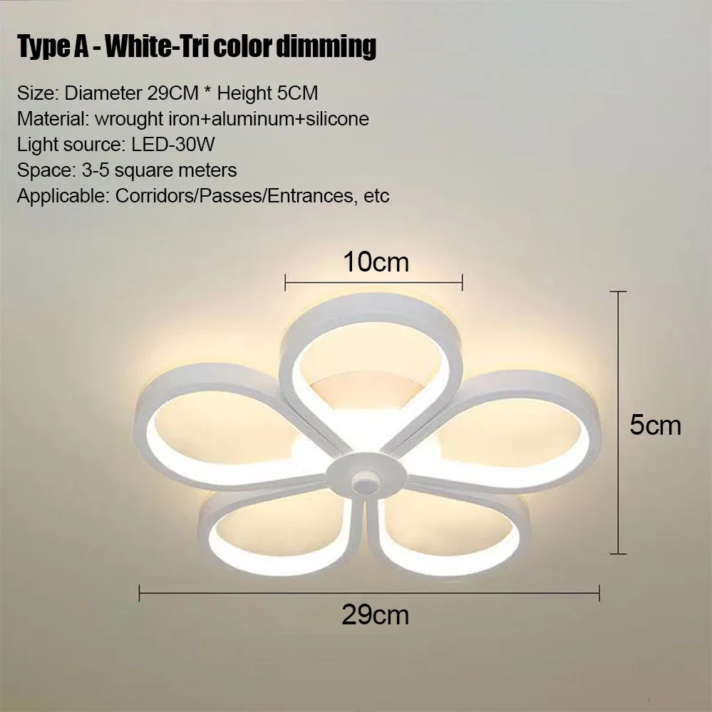 Gluxy® Nordic Petal LED Chandelier – Modern Luxury Ceiling Light