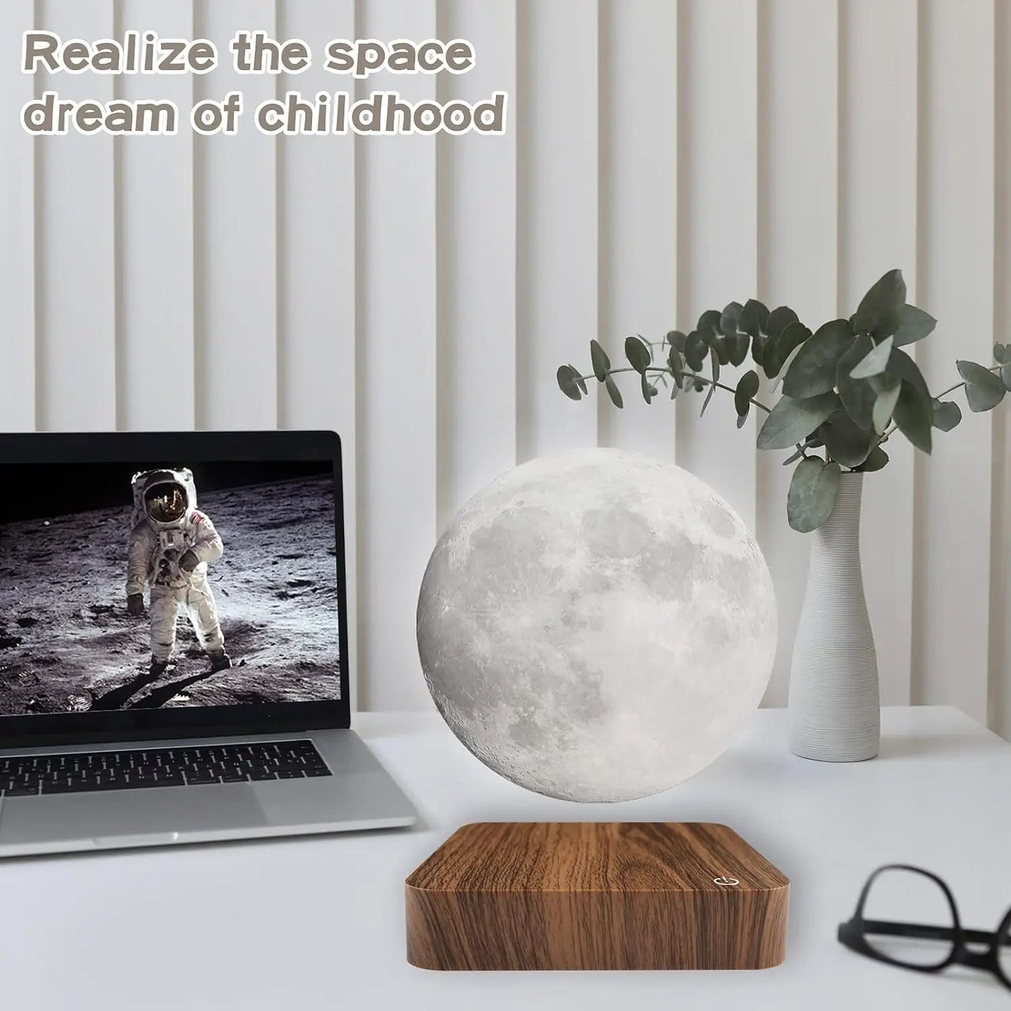 Gluxy Lunar – Premium Magnetic Levitating Moon Lamp