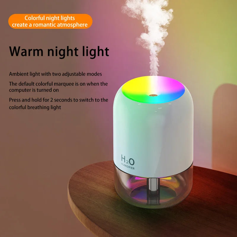 Gluxy® PureMist – Ultra-Quiet Portable Mini Humidifier