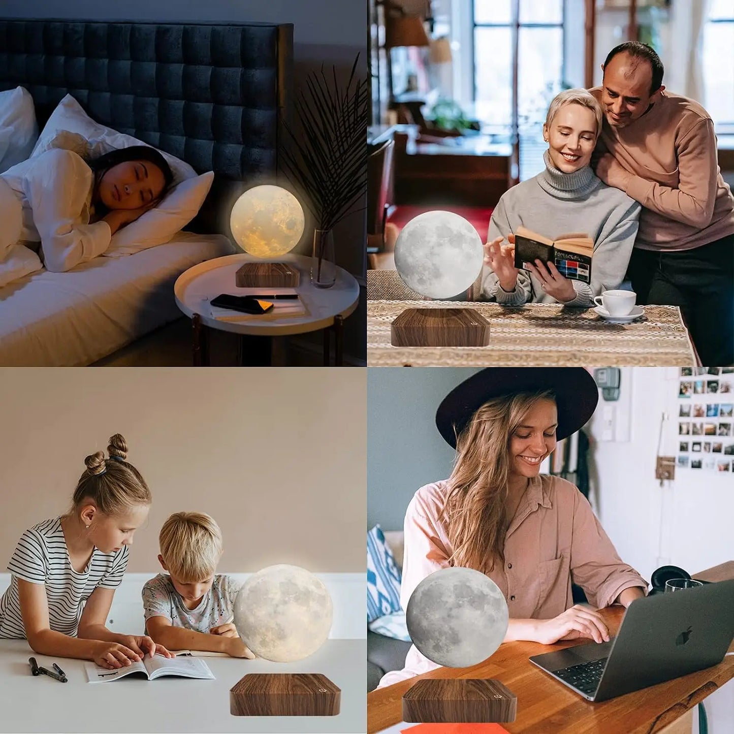 Gluxy Lunar – Premium Magnetic Levitating Moon Lamp