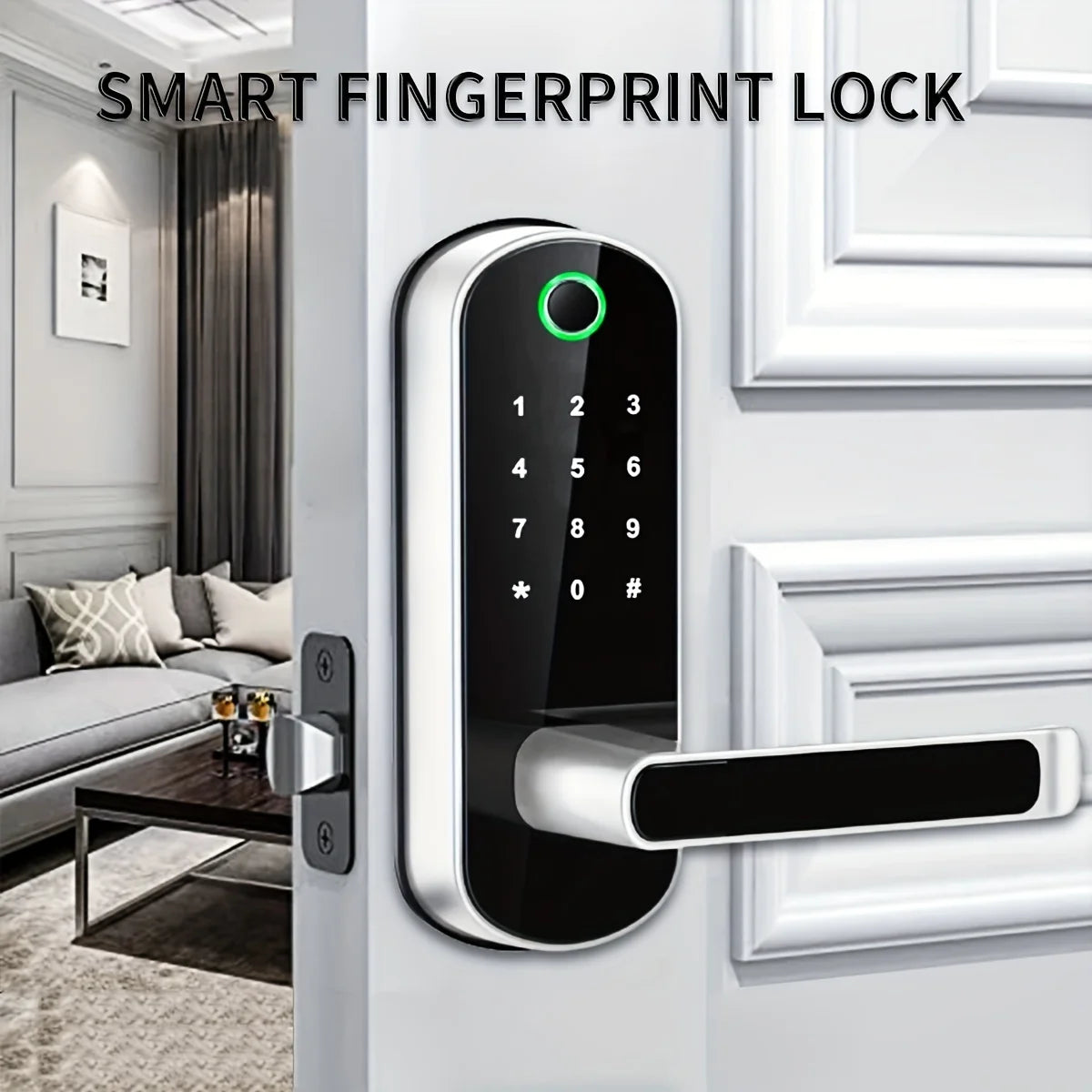 Biometric Fingerprint Padlock – Keyless Security for Home & Travel
