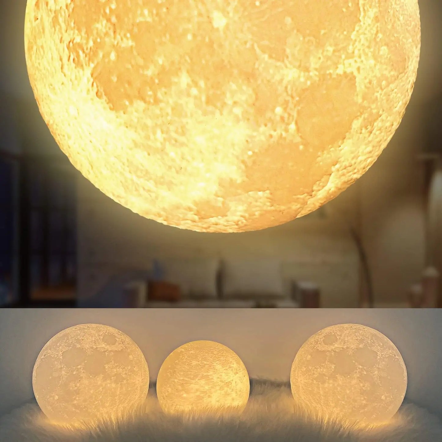 Gluxy Lunar – Premium Magnetic Levitating Moon Lamp