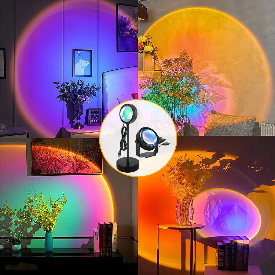 Gluxy Premium Smart App-Controlled Sunset Lamp