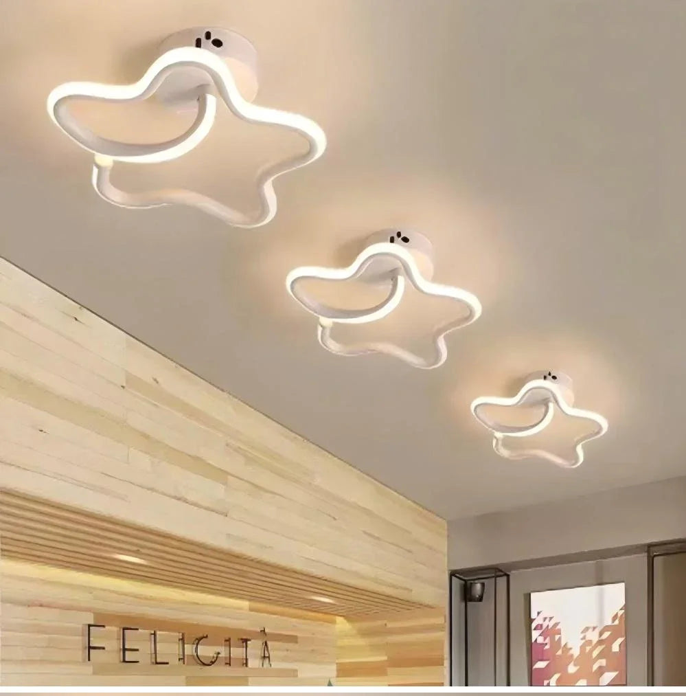 Gluxy® Nordic Petal LED Chandelier – Modern Luxury Ceiling Light