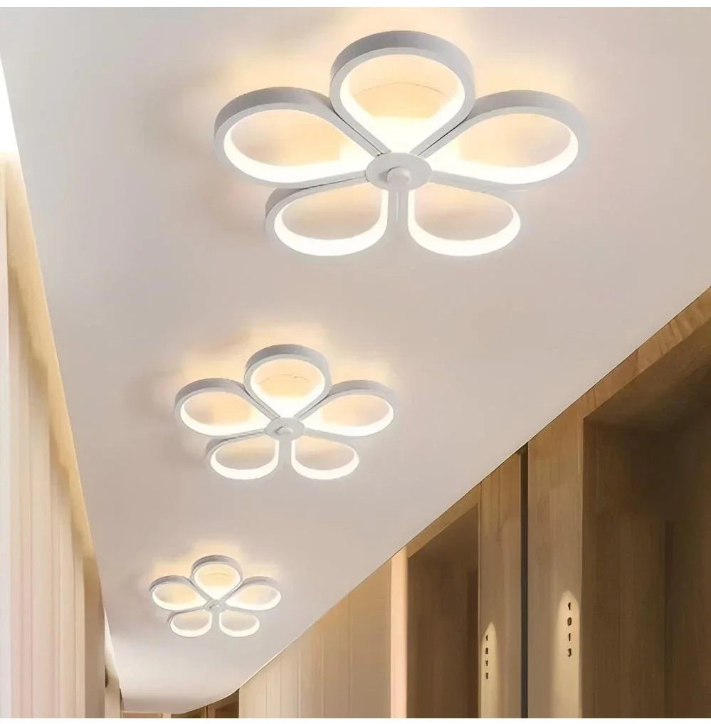 Gluxy® Nordic Petal LED Chandelier – Modern Luxury Ceiling Light