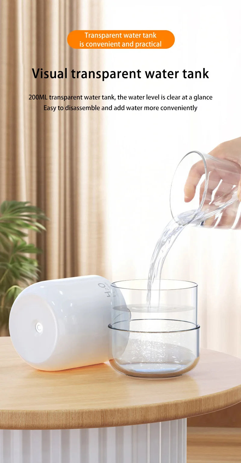 Gluxy® PureMist – Ultra-Quiet Portable Mini Humidifier