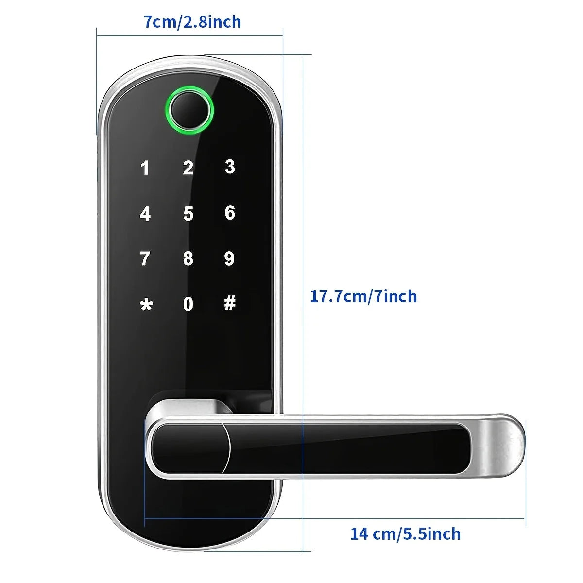 Biometric Fingerprint Padlock – Keyless Security for Home & Travel