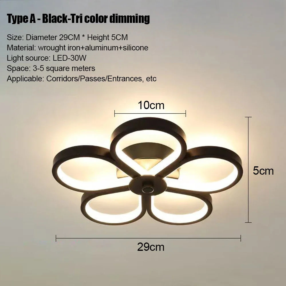 Gluxy® Nordic Petal LED Chandelier – Modern Luxury Ceiling Light
